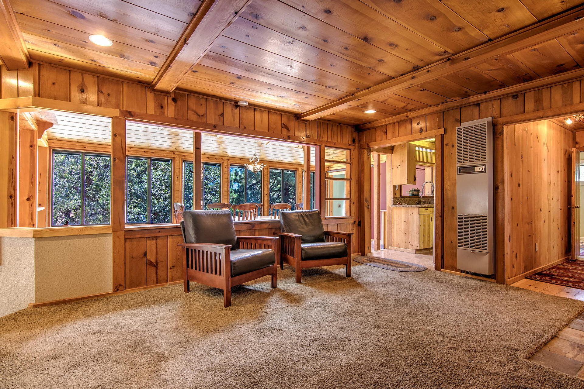 52890 Overlook Drive Idyllwild, CA 92549 - Photo 21 of 82 a living room with furniture and large windows