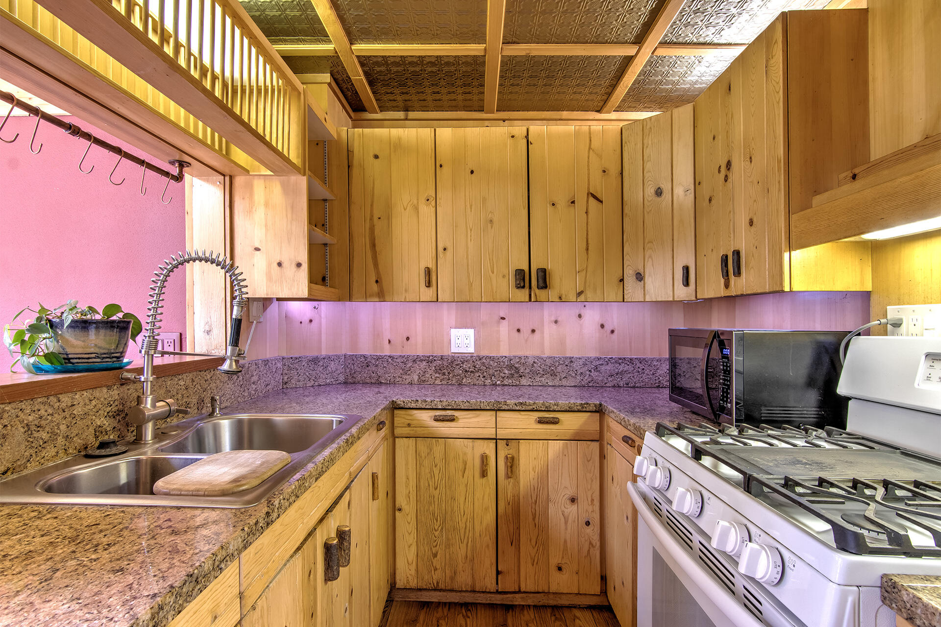 52890 Overlook Drive Idyllwild, CA 92549 - Photo 24 of 82 a kitchen with a sink and a stove top oven