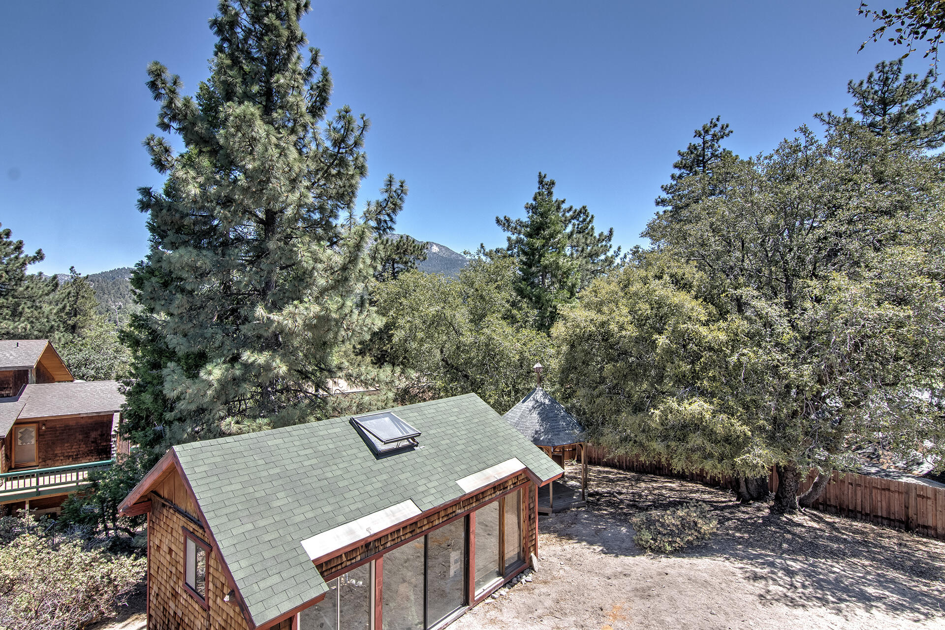 52890 Overlook Drive Idyllwild, CA 92549 - Photo 61 of 82 a view of a backyard with sitting area