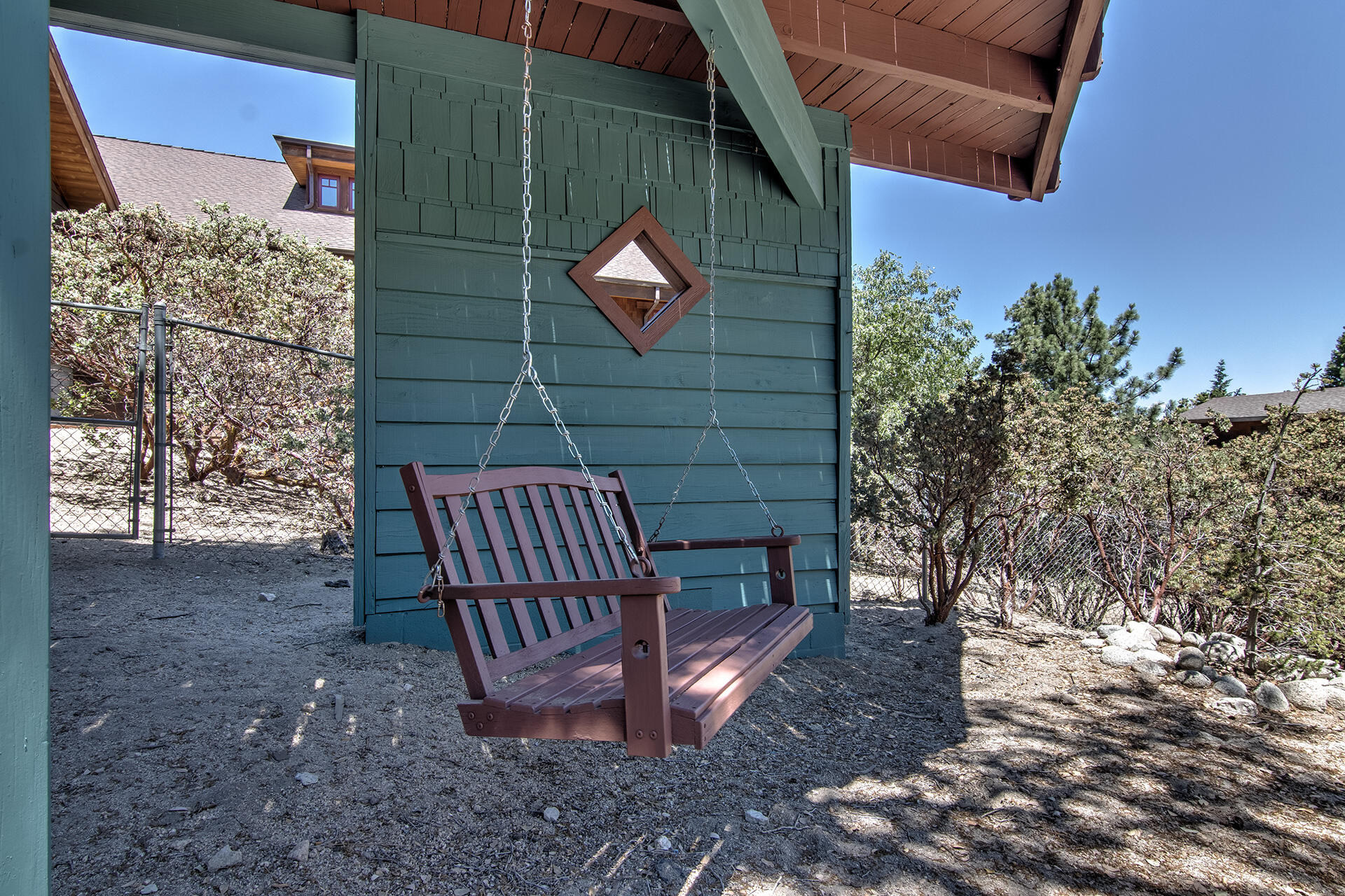 52890 Overlook Drive Idyllwild, CA 92549 - Photo 65 of 82 a view of a bench in the backyard