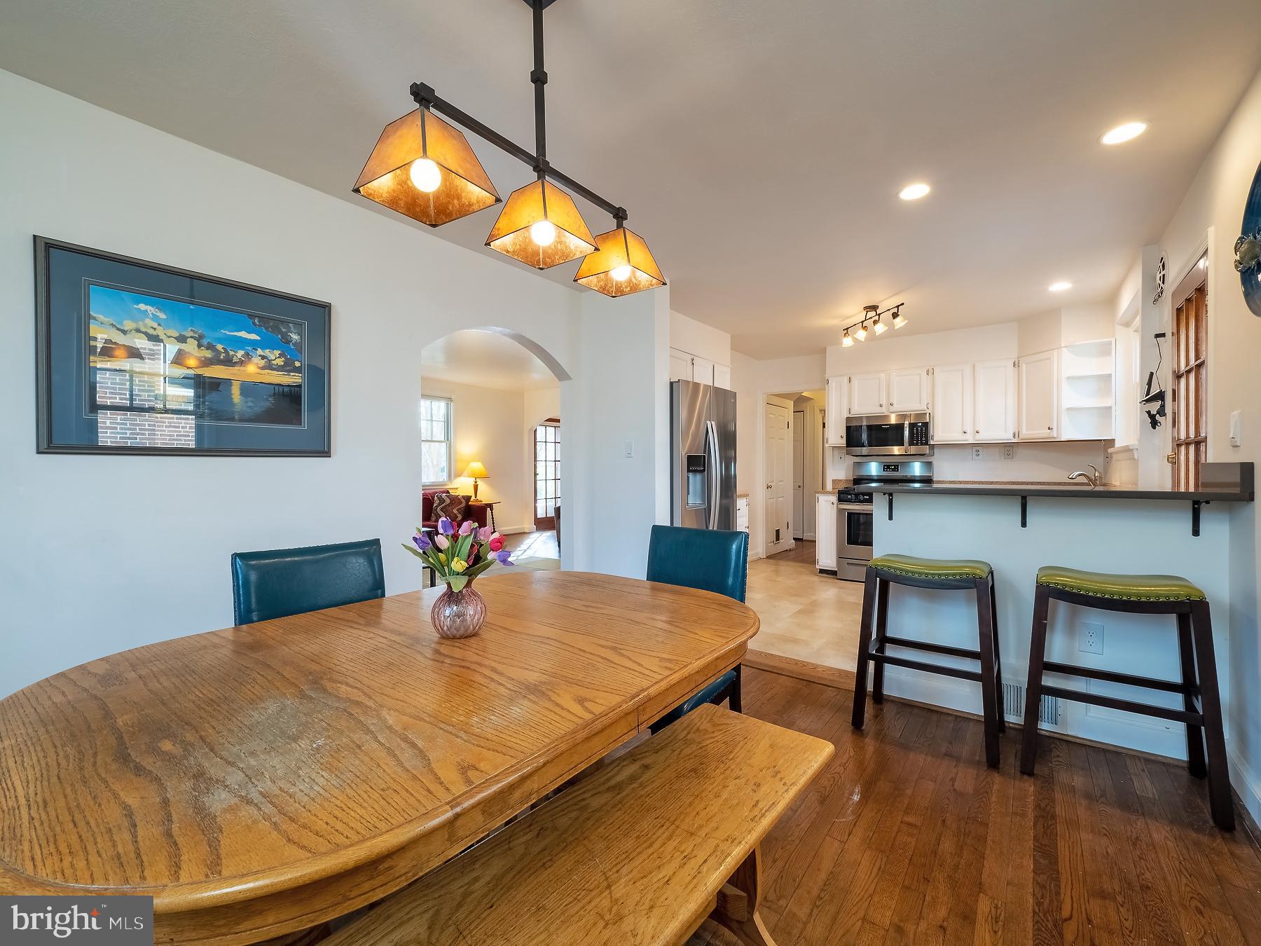 9408 Seminole Street Silver Spring, MD 20901 - Photo 10 of 36 Kitchen opens to dining room