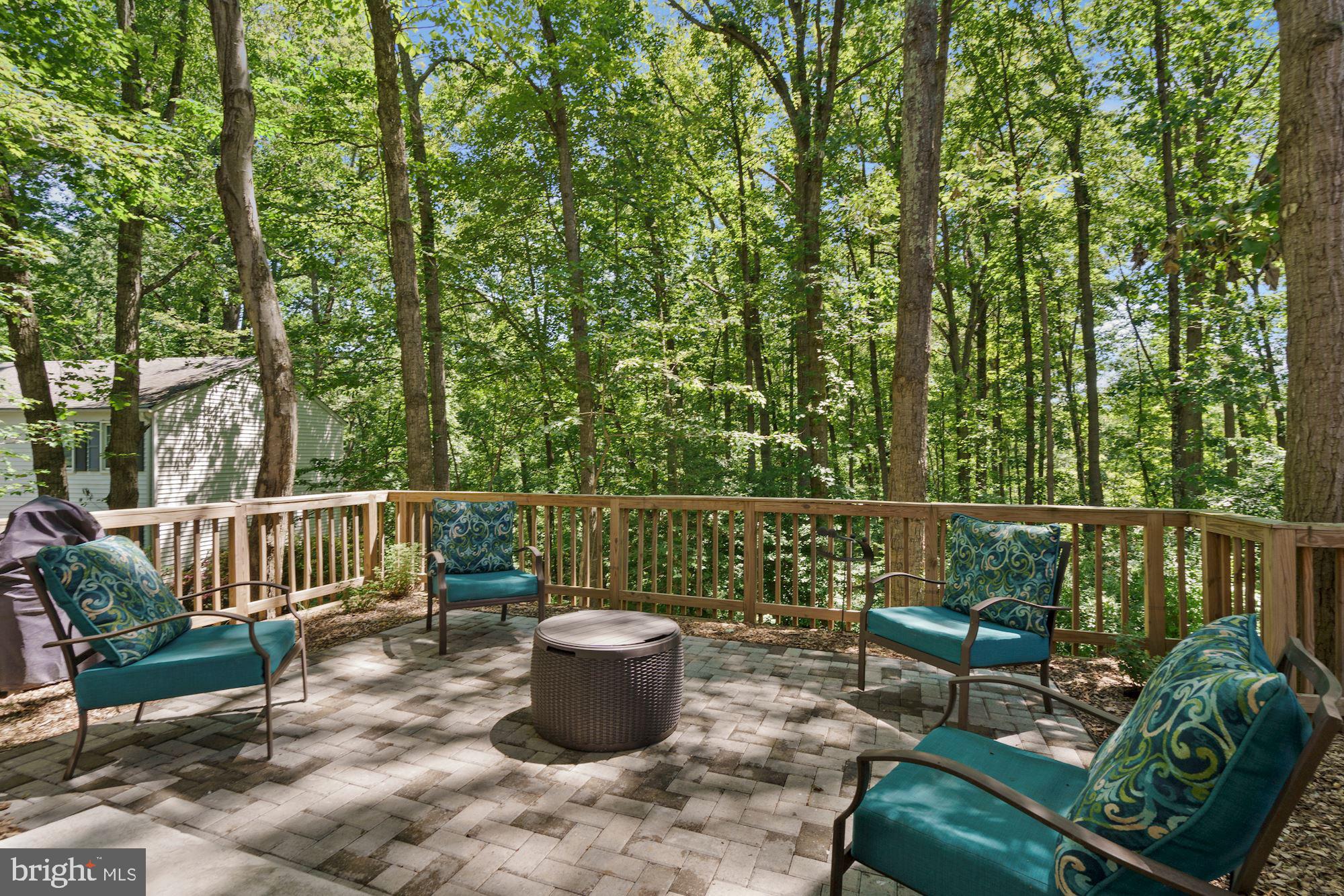 2119 Thomas View Road Reston, VA 20191 - Photo 36 of 41 a view of a chair and table on the deck