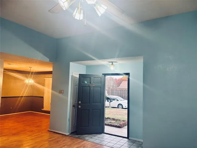 wooden floor in an empty room