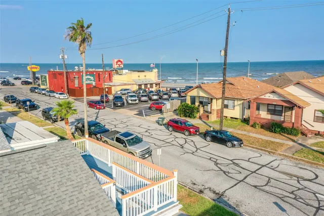 a view of an ocean beach