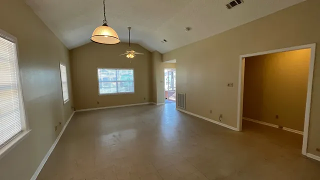 a view of livingroom and window
