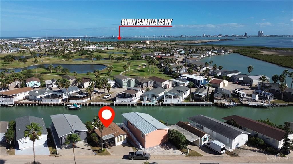 677 East Clam Circle Port Isabel, TX 78578 - Photo 2 of 27 an aerial view of a city