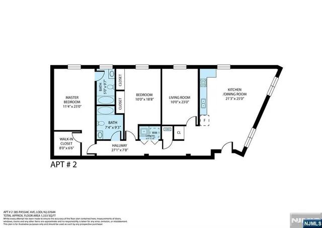 $3,200 | 385 Passaic Avenue, Unit 2, Lodi, NJ 07644