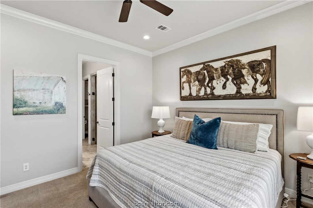 2816 Maroon Court Bryan, TX 77807 - Photo 21 of 30 Back primary en suite bedroom