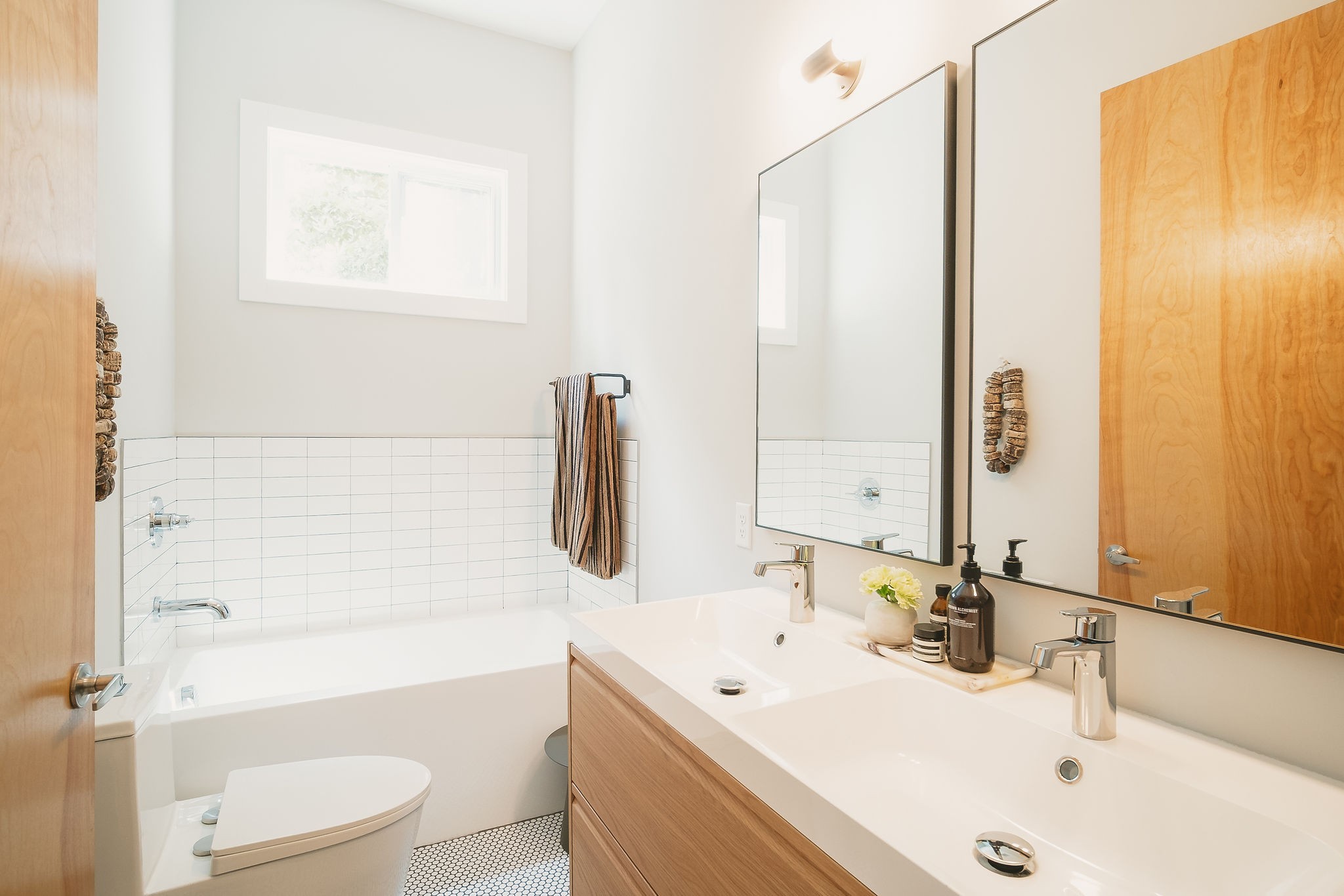 1413 Riverside Drive, Unit A Nashville, TN 37206 - Photo 19 of 24 a bathroom with a sink a toilet and shower