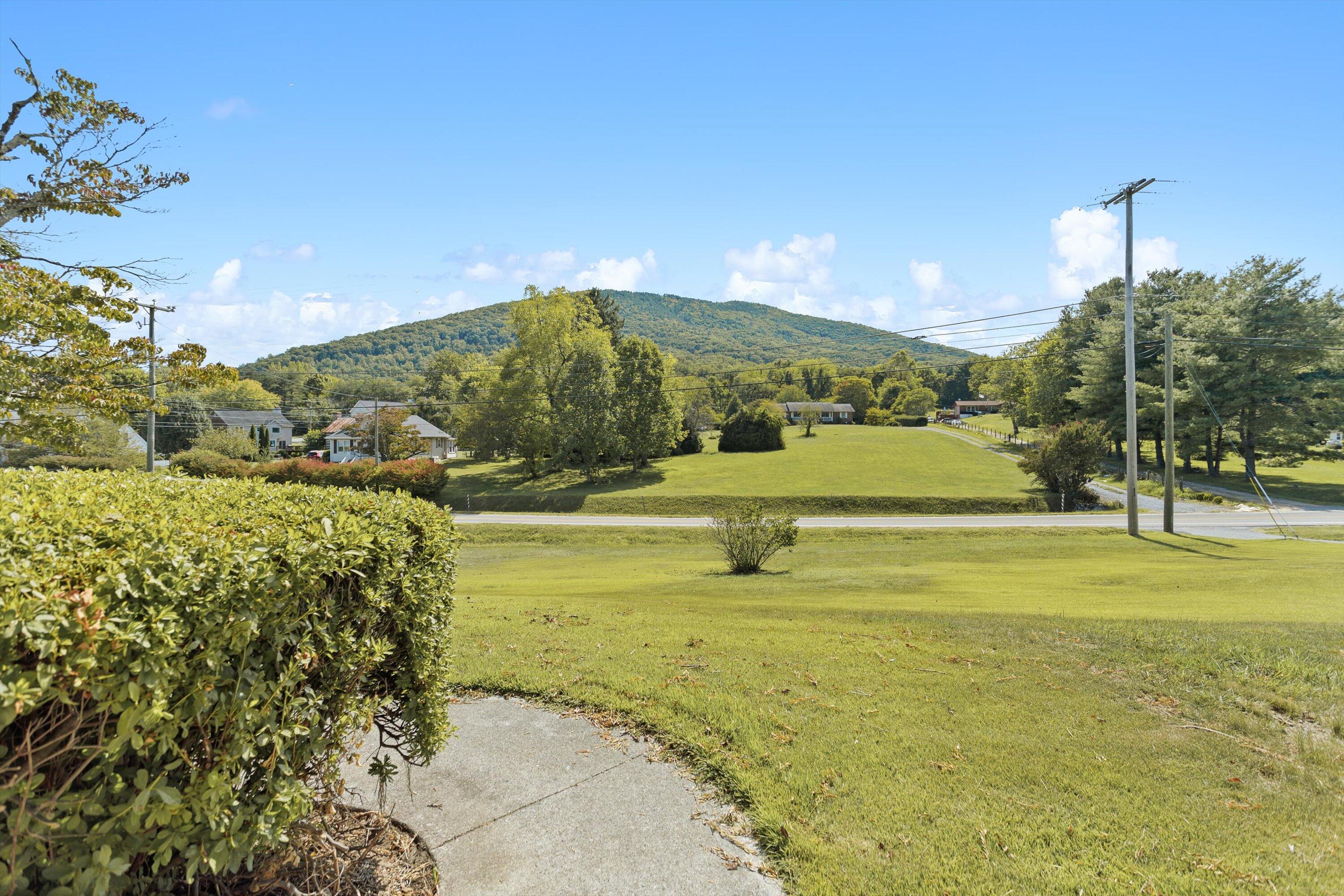 View from front porch