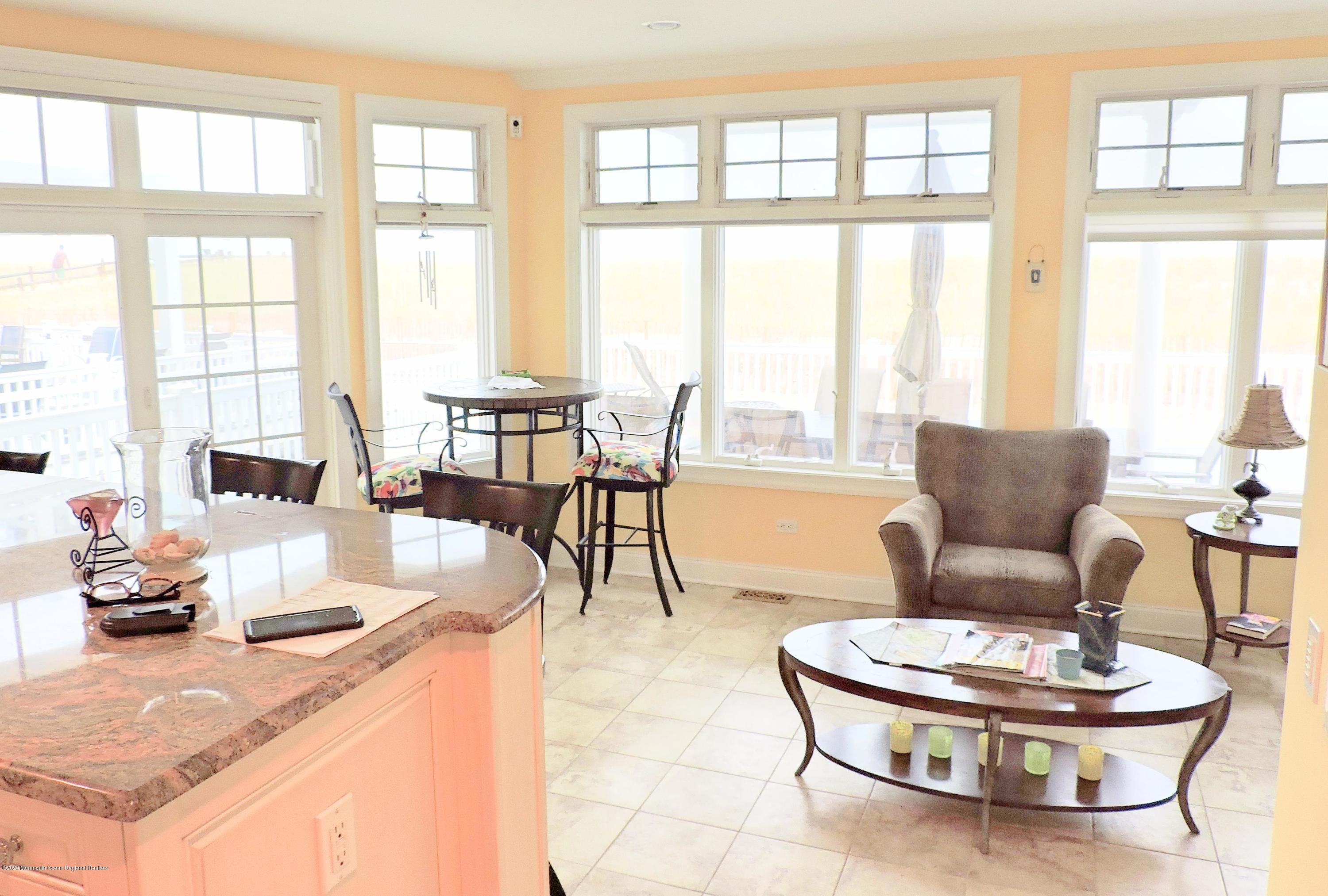 3436 Ocean Road Lavallette, NJ 08735 - Photo 2 of 24 a living room with furniture and a large window