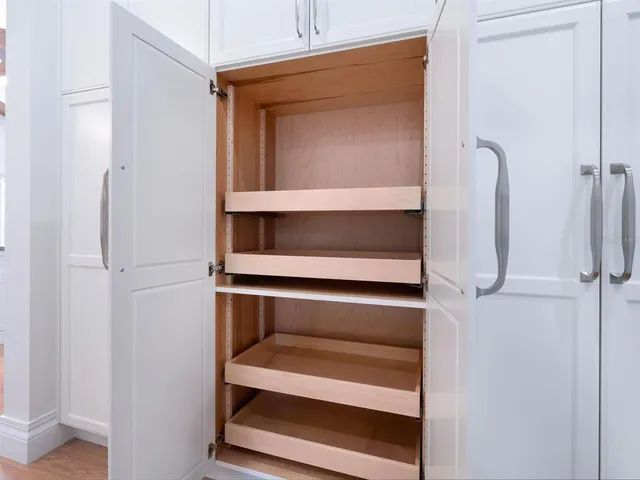 a white bath tub sitting in a bathroom