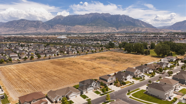 111 East Silver Oak Road Vineyard, UT 84059 - Photo 41 of 50 Expansive residential area with a prominent mountain backdrop