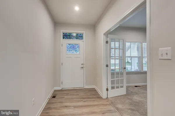 a view of a livingroom with a furniture