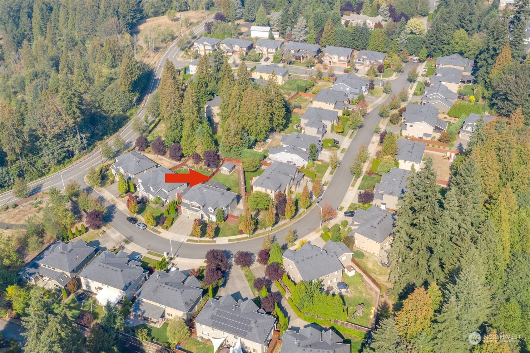 3119 223rd Street Southeast Bothell, WA 98021 - Photo 40 of 40 an aerial view of residential houses with outdoor space