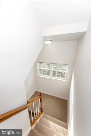 a view of an entryway with staircase