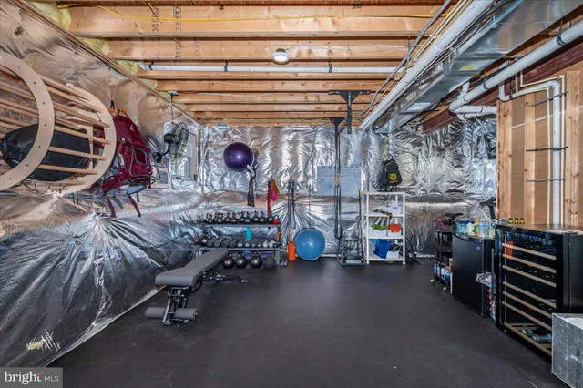 a view of store room with racks