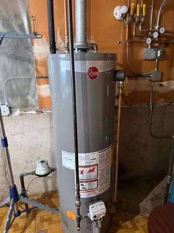 a view of water heater room