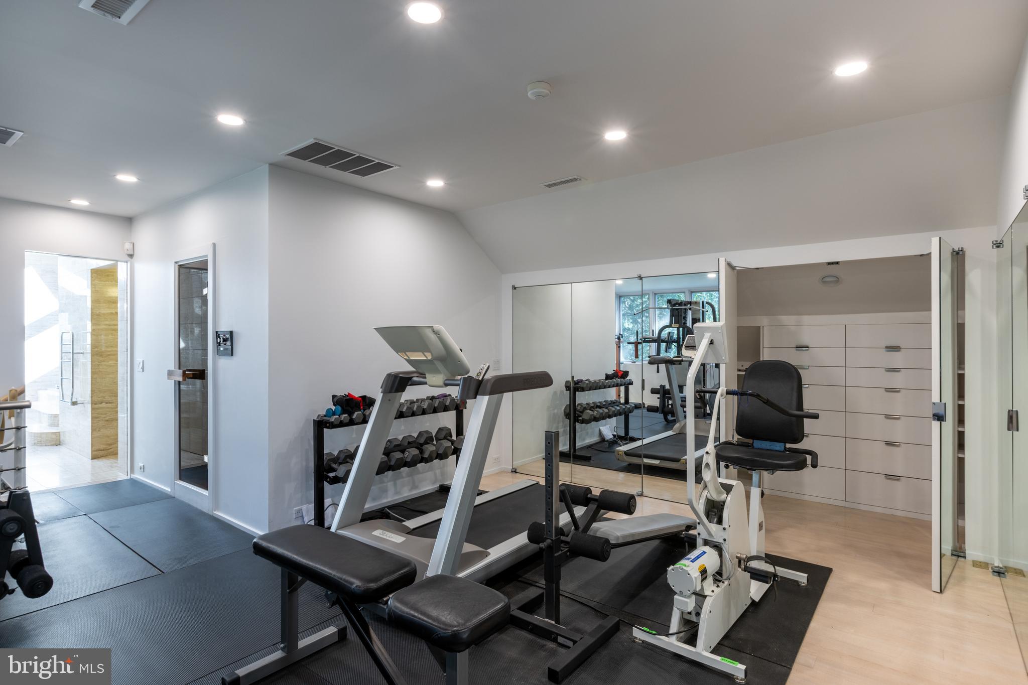 5084 Ferry Neck Road Royal Oak, MD 21662 - Photo 37 of 58 a view of a room with gym equipment