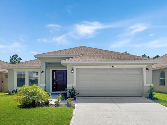 front view of house with a yard