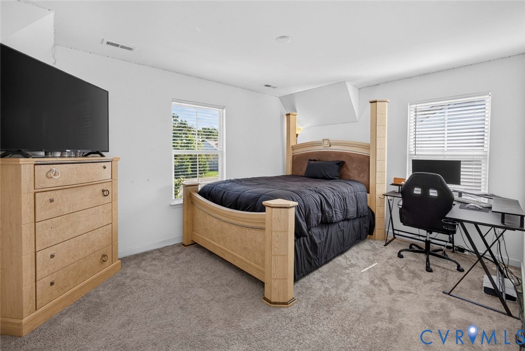 7507 Rouseaux Circle Chesterfield, VA 23832 - Photo 29 of 37 Carpeted flooring, white walls, and two windows wi