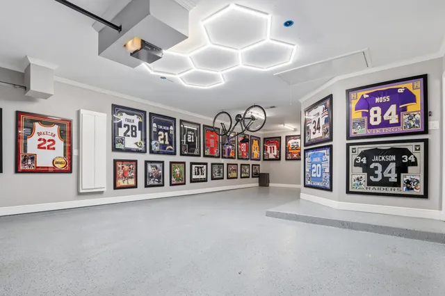 a view of a patio with couches chairs and a yard