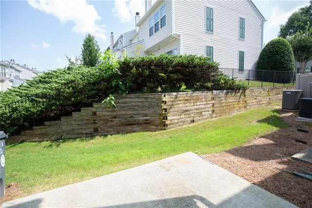 a view of a house with a patio