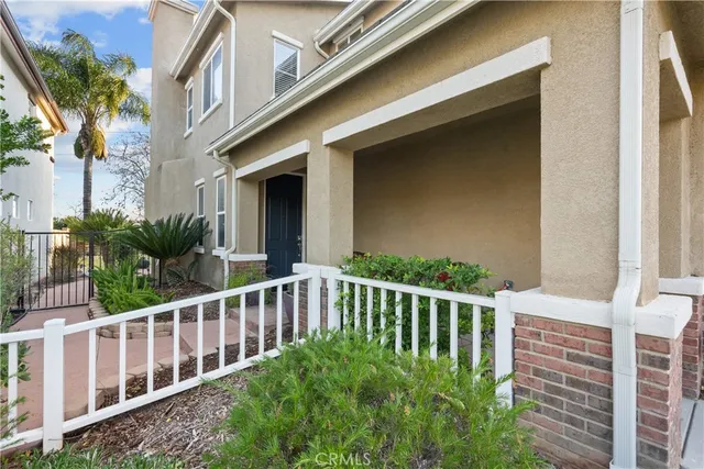 a view of front door of house