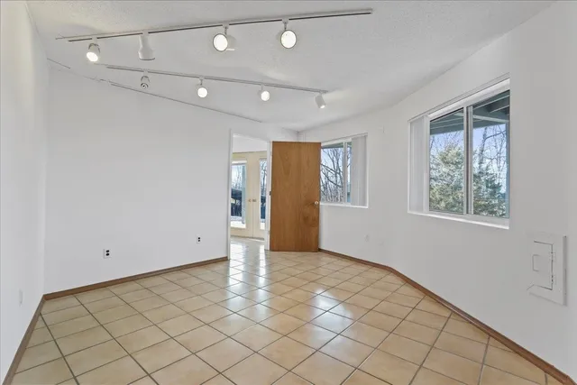 a storage room with washer and dryer