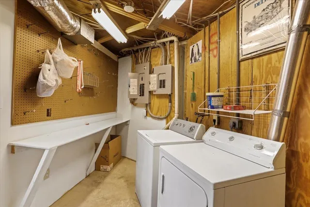 a front view of a house with street