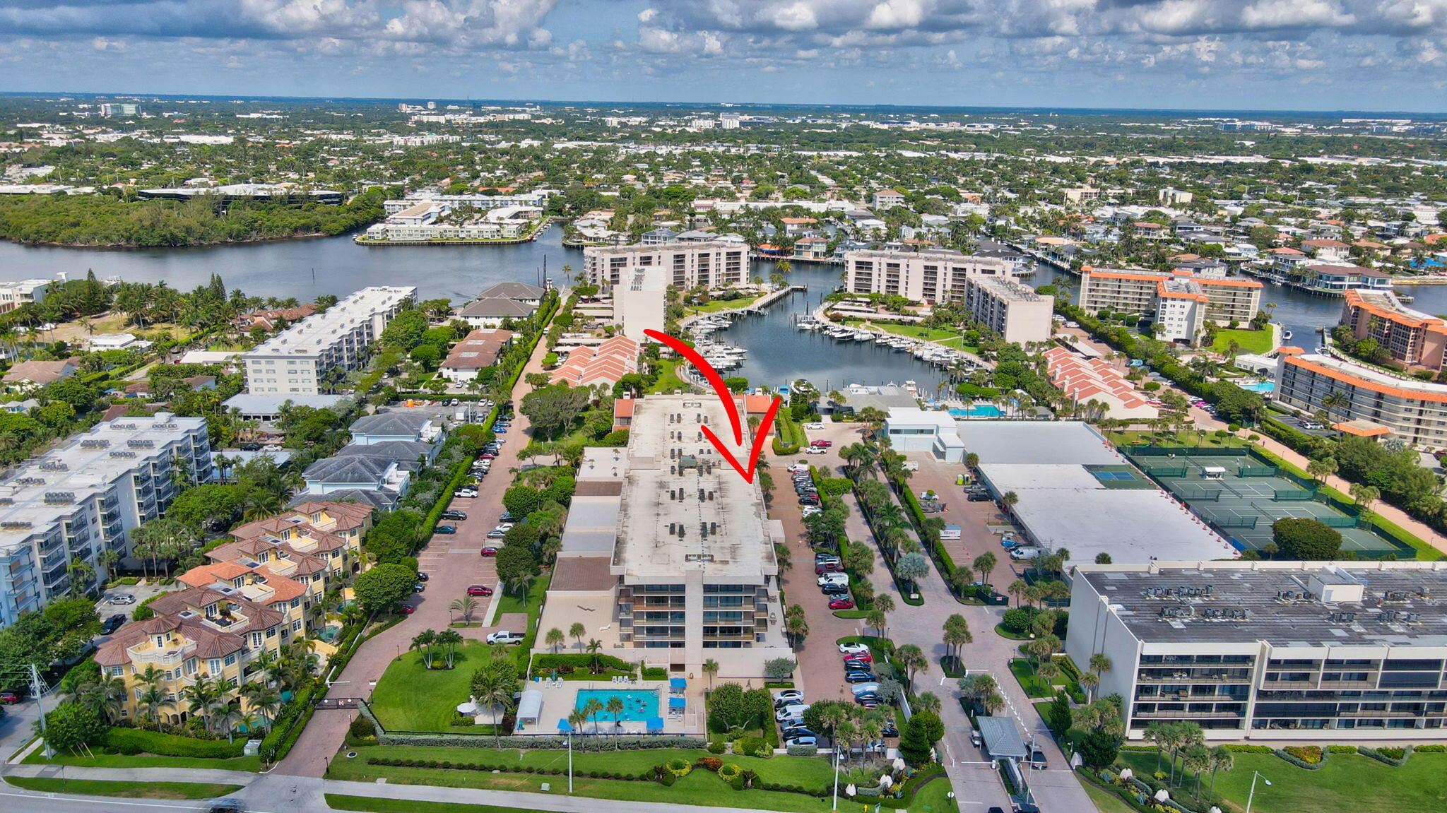 2667 North Ocean Boulevard, Unit 405I Boca Raton, FL 33431 - Photo 21 of 30 Aerial View- Intracoastal