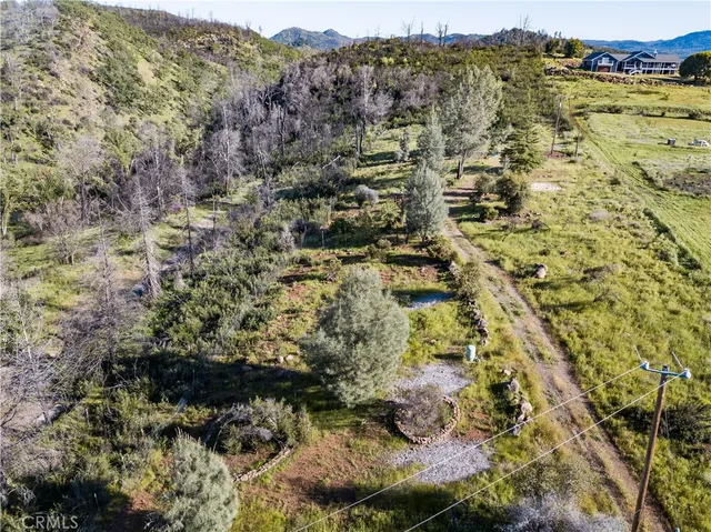 a view of a lake with beach