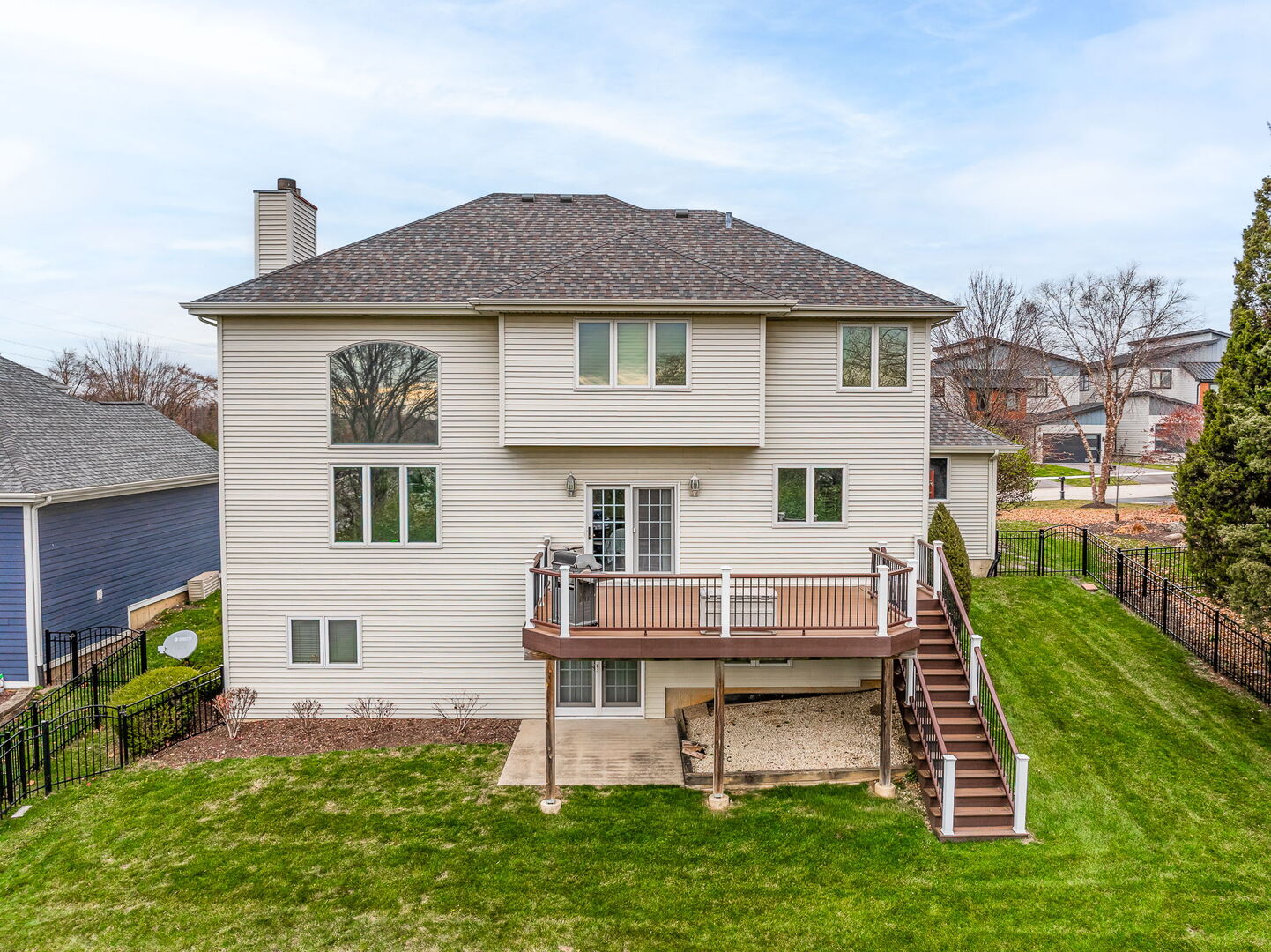459 59th Street Lisle, IL 60532 - Photo 47 of 57 a view of a house with a yard and sitting area