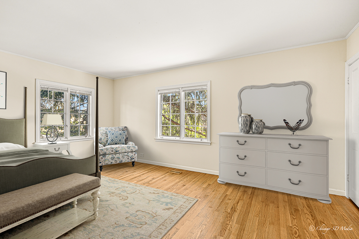 17 Longmeadow Road Winnetka, IL 60093 - Photo 13 of 46 a bedroom with a bed and window