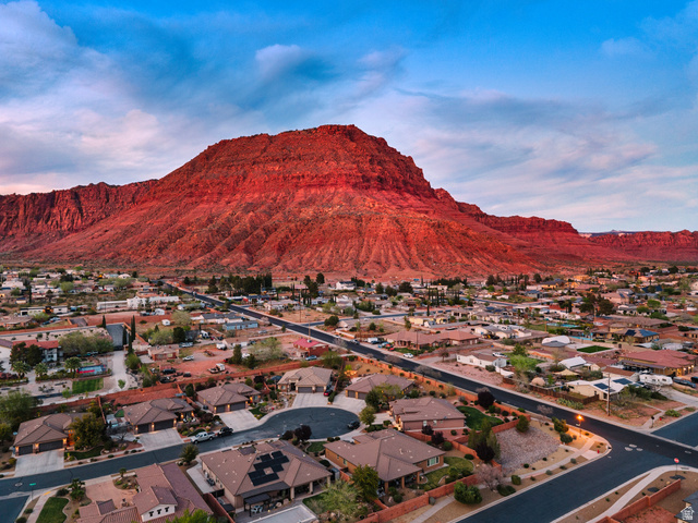 210 Talon Court Ivins, UT 84738 - Photo 50 of 60 Aerial view of residential area featuring a mountain backdrop