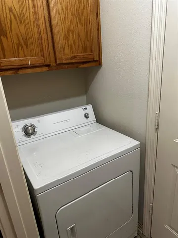 a close up view of washer and dryer