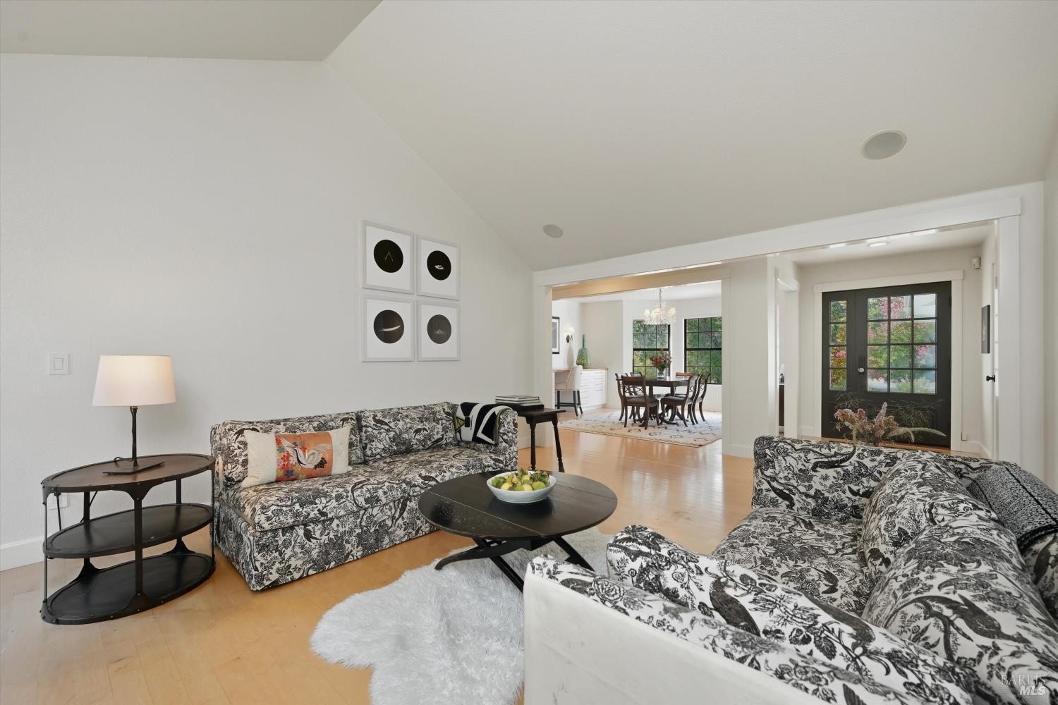 246 Zinfandel Road Healdsburg, CA 95448 - Photo 16 of 50 a living room with furniture and a large window