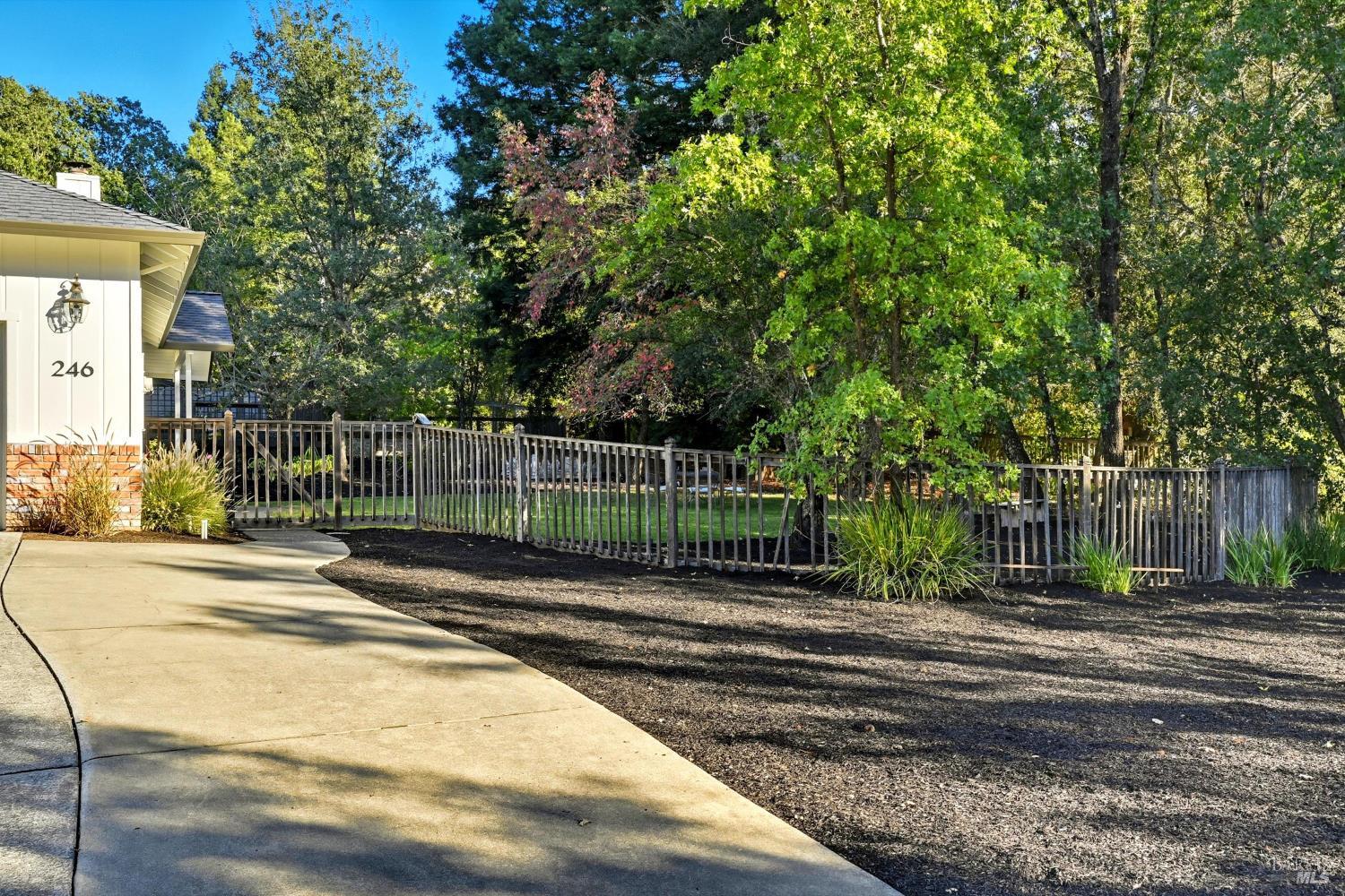 246 Zinfandel Road Healdsburg, CA 95448 - Photo 47 of 50 a view of a park with large trees