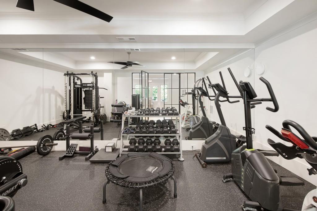 13235 Arnold Mill Road Roswell, GA 30075 - Photo 43 of 72 a room with gym equipment