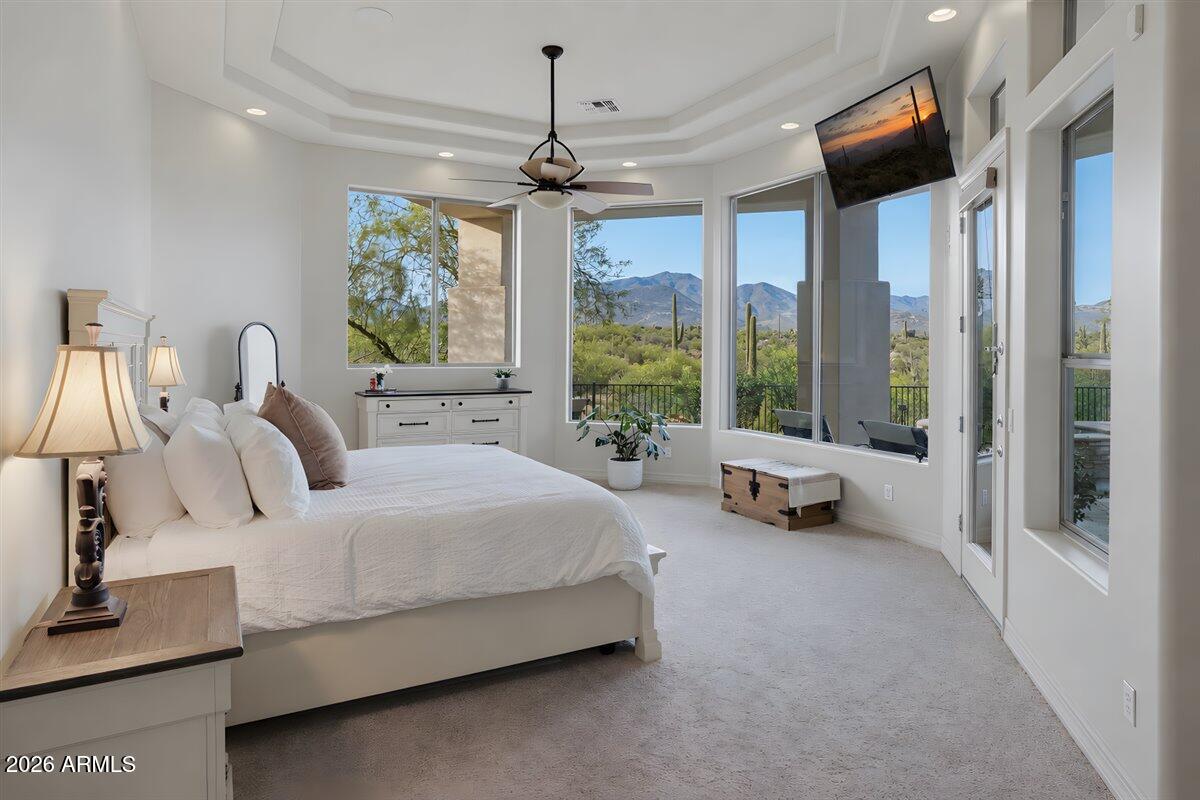 6880 East Stevens Road Cave Creek, AZ 85331 - Photo 9 of 39 Primary Suite with mountain views!