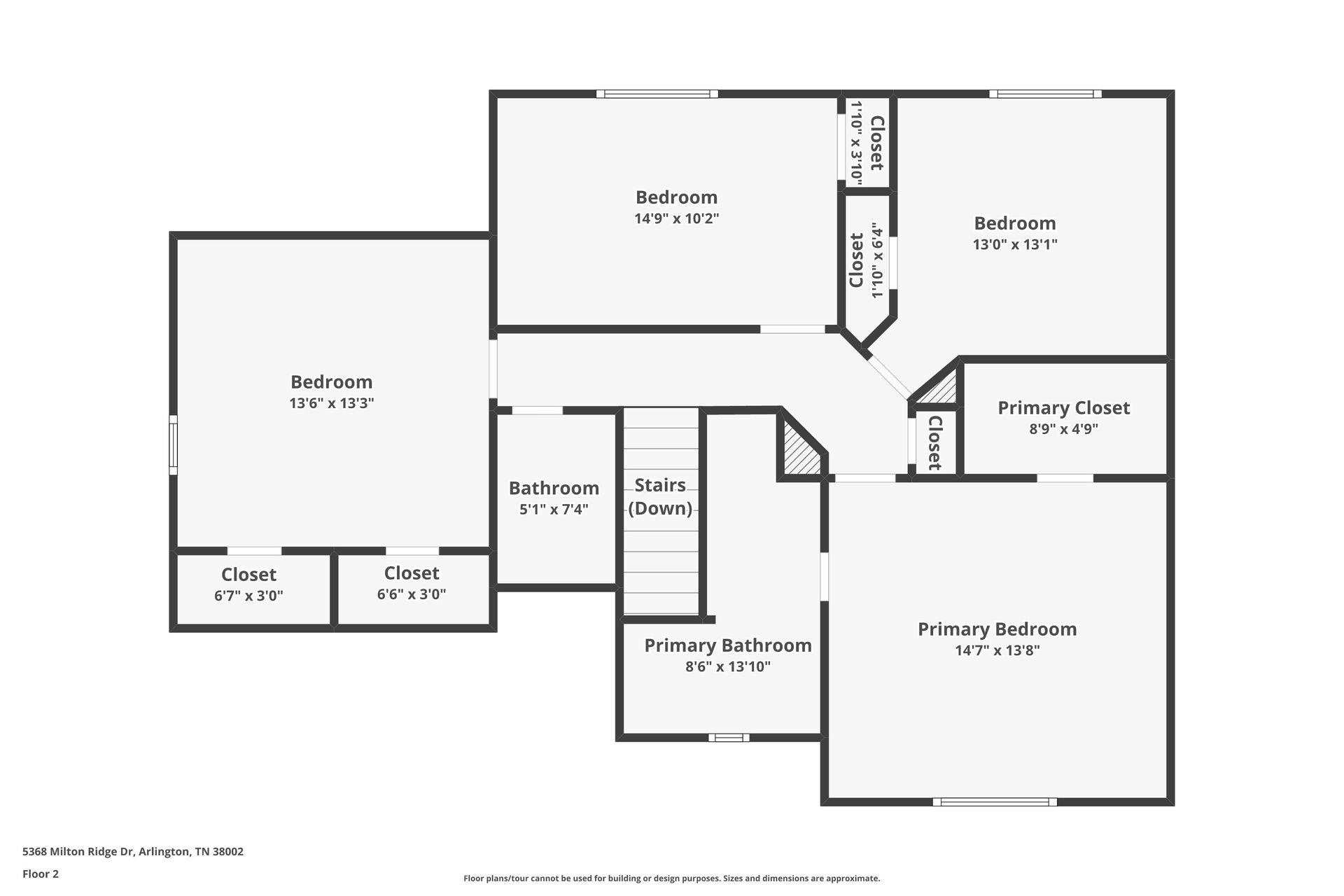 5368 Milton Ridge Drive Arlington, TN 38002 - Photo 16 of 17 View of property floor plan