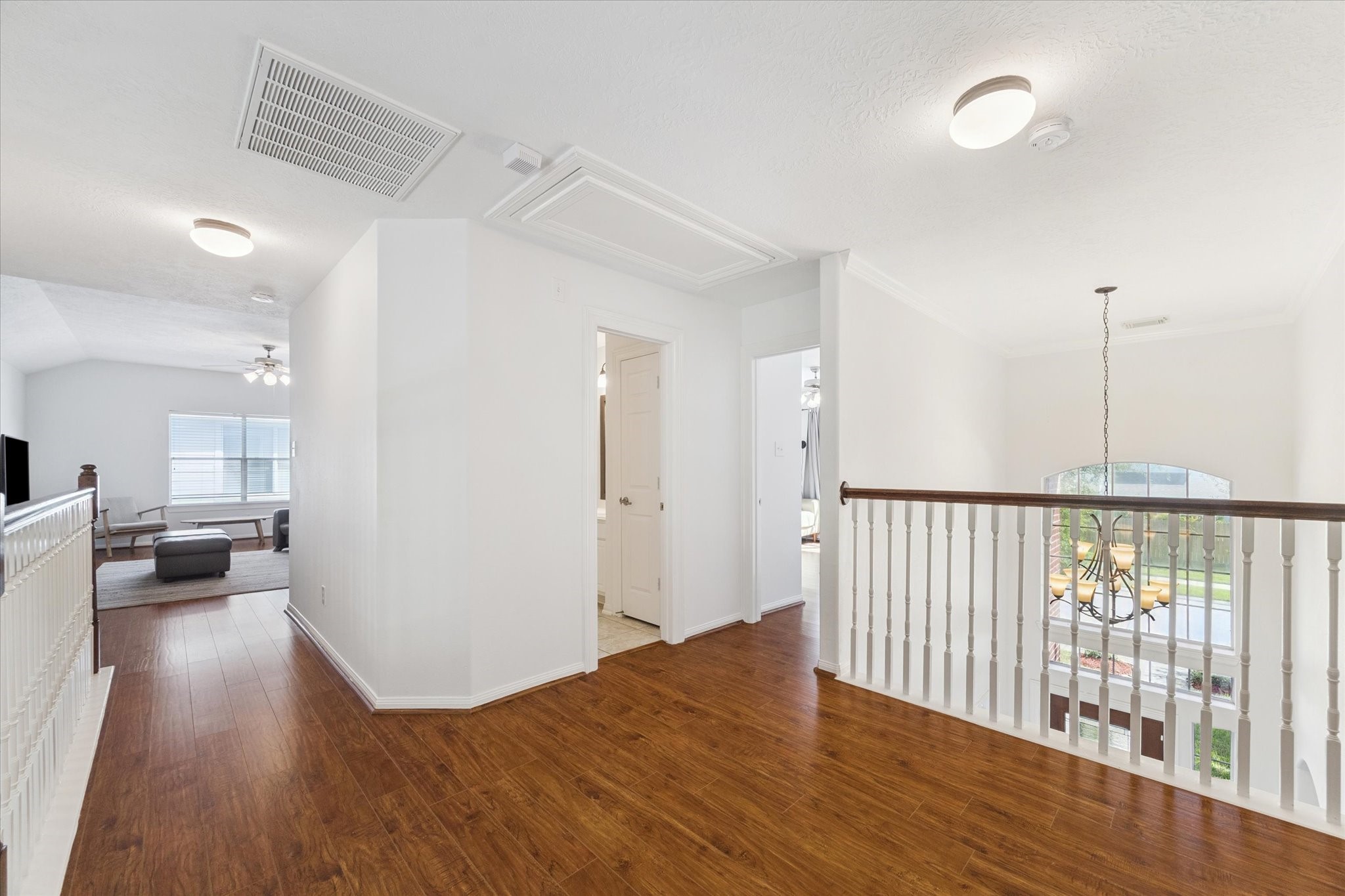 5315 Maverick Point Lane Katy, TX 77494 - Photo 19 of 29 a view of a floor to ceiling window and wooden floor