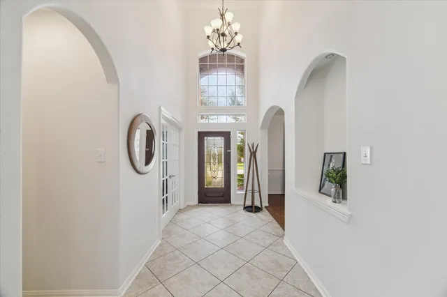 a front view of a house with entryway