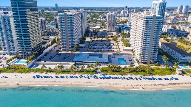 a view of a city with tall buildings