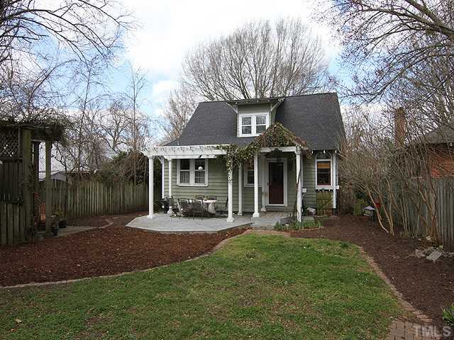 1406 Mordecai Drive Raleigh, NC 27604 - Photo 15 of 15 Wonderful Low Deck with Trellis For Entertaining. Private Level Fenced Yard