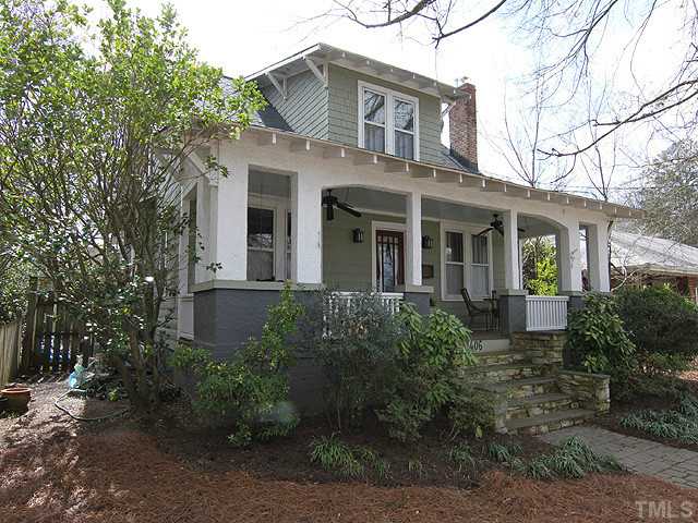 1406 Mordecai Drive Raleigh, NC 27604 - Photo 2 of 15 Spacious Front Porch for Lazy Sitting or Spending Time with Neighbors