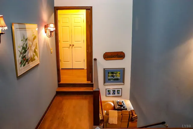 a view of walk in closet with window