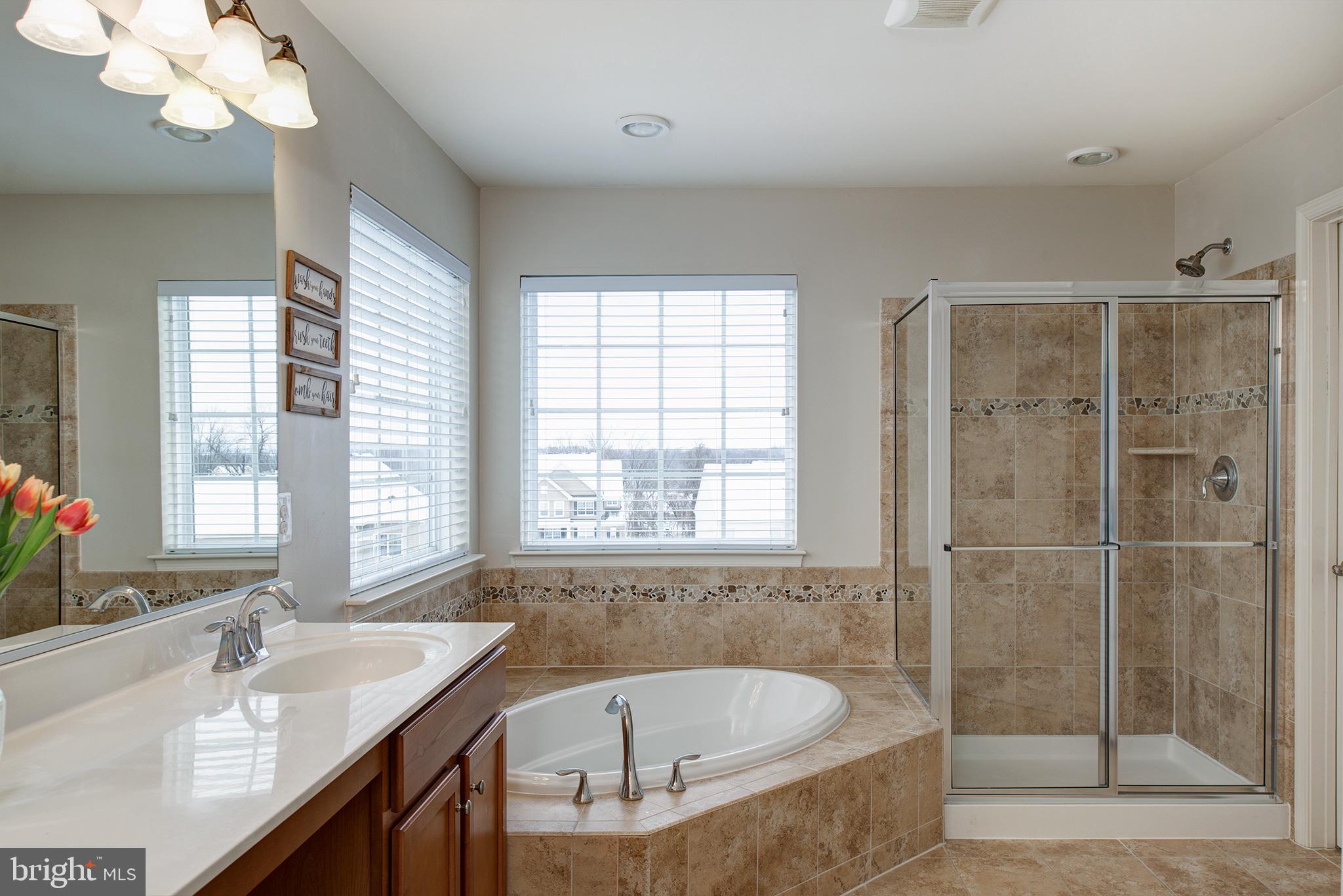 43142 Rocks Way Leesburg, VA 20176 - Photo 17 of 36 SPA LIKE PRIMARY BATH WITH SEP SHOWER & SOAK TUB
