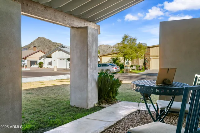 a view of balcony and patio