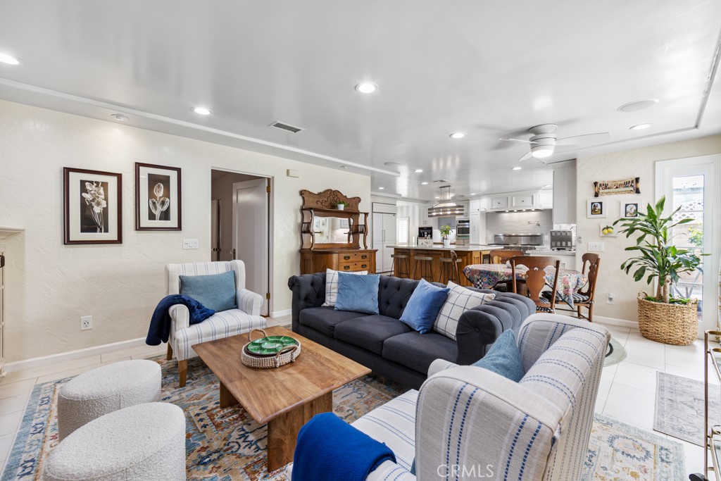 4031 Pine Avenue Long Beach, CA 90807 - Photo 15 of 70 a living room with furniture and a view of kitchen